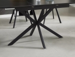 Стіл GASTON CERAMIC 140(180)*80 чорний