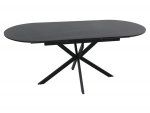 Стіл GASTON CERAMIC 140(180)*80 чорний