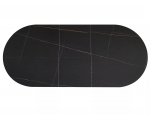 Стіл GASTON CERAMIC 140(180)*80 чорний
