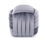 Пуф BRUNI VELVET сірий TAP.252