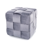 Пуф CASEL VELVET сірий TAP.252