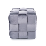 Пуф CASEL VELVET сірий TAP.252