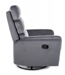 Крісло розкладне ARGOS VELVET сіре BL.14