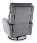 Крісло розкладне ARGOS VELVET сіре BL.14