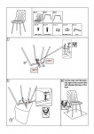 Стул GARRY черный каркас/серый