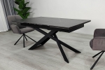 Стол MADISON CERAMIC 160(240)*90 черный мат/черный