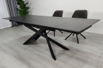 Стол MADISON CERAMIC 160(240)*90 черный мат/черный