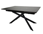 Стол MADISON CERAMIC 160(240)*90 черный мат/черный