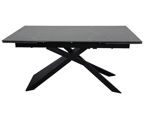 Стол MADISON CERAMIC 160(240)*90 черный мат/черный