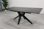 Стол VINCENT CERAMIC 140(200)*90 графит мат/черный