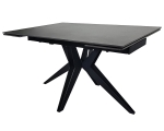 Стол VINCENT CERAMIC 140(200)*90 графит мат/черный
