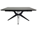 Стол VINCENT CERAMIC 140(200)*90 графит мат/черный