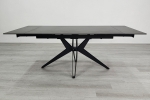 Стол VINCENT CERAMIC 140(200)*90 графит мат/черный