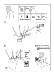 Стул MARCO черный каркас/серый