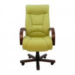 Кресло Магистр – комплектация Вуд – механизм M-3 (Multiblock) – обивка Флай 2234 + Орех