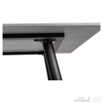 Стол Lyon Black,120*80