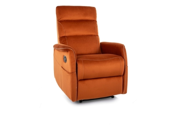 Крісло розкладне SOLON M VELVET (функція масажу) цинамон BL.4215