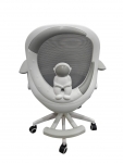 Кресло вращающееся детское с подставкой для ног PERFECT KIDS ASTRONAUT GRAY