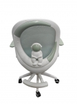 Кресло вращающееся детское с подставкой для ног PERFECT KIDS ASTRONAUT GREEN