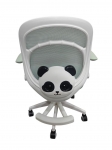 Кресло вращающееся детское с подставкой для ног PERFECT KIDS PANDA GREEN