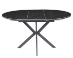 Стіл GENEWA CERAMIC 105(140)*105 стіл чорний