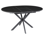 Стіл GENEWA CERAMIC 105(140)*105 стіл чорний