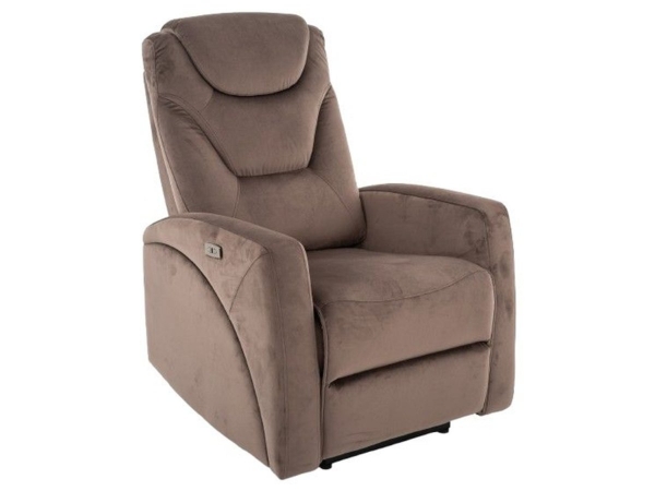 Крісло розкладне KRONOS VELVET капучино BL.38