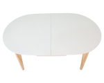 Стіл ALBERTO CERAMIC 160(200)*90 бежевий мат/дерево