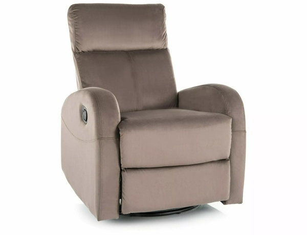 Крісло розкладне OLIMP VELVET капучино BL.38