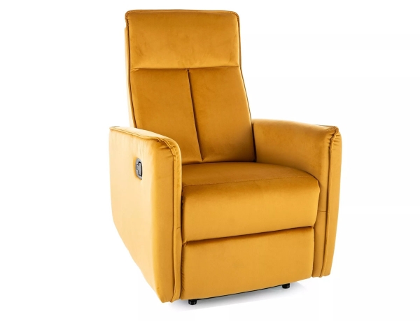 Крісло розкладне NIKOS VELVET карі BL.68