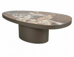 Журнальный столик GUSTO A CERAMIC коричневый PATAGONIA/медный 118*73