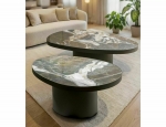 Журнальный столик GUSTO A CERAMIC коричневый PATAGONIA/медный 118*73