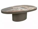 Журнальный столик GUSTO A CERAMIC коричневый PATAGONIA/медный 118*73