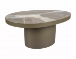 Журнальный столик GUSTO B CERAMIC коричневый PATAGONIA/медный 98*73