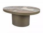Журнальный столик GUSTO B CERAMIC коричневый PATAGONIA/медный 98*73