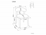 Стілець CAVA беж TAP.253