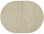 Стіл GASTON CERAMIC 100(135)*100 травертин/кашемір