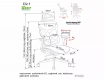 Крісло поворотне EQ-1 чорне
