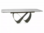 Стіл INFINITY CERAMIC 160(240)*95 бежевий TAJ MAHAL/мідний