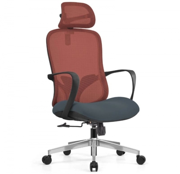 Ергономічне крісло Batterfly Red Grey