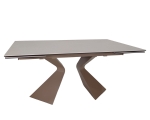 Стол LAURA CERAMIC 160(240)*90 бежевый мат/бежевый