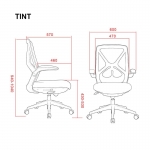 Кресло поворотное TINT черное