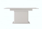 Стол на одной ножке Perfect Home Lante 160–200. Стол кухонный бежевый
