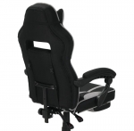 Крісло геймерське VR Racer Textile Webster Сірий/чорний