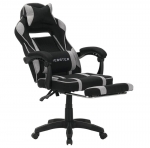 Крісло геймерське VR Racer Textile Webster Сірий/чорний