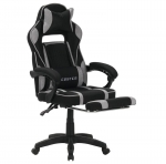 Крісло геймерське VR Racer Textile Webster Сірий/чорний