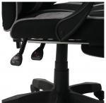 Крісло геймерське VR Racer Textile Webster Сірий/чорний