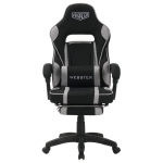 Крісло геймерське VR Racer Textile Webster Сірий/чорний