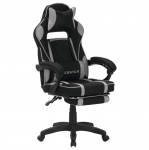 Крісло геймерське VR Racer Textile Webster Сірий/чорний