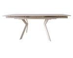 Стіл NOREEN CERAMIC 140(200)*80 білий/кашемір